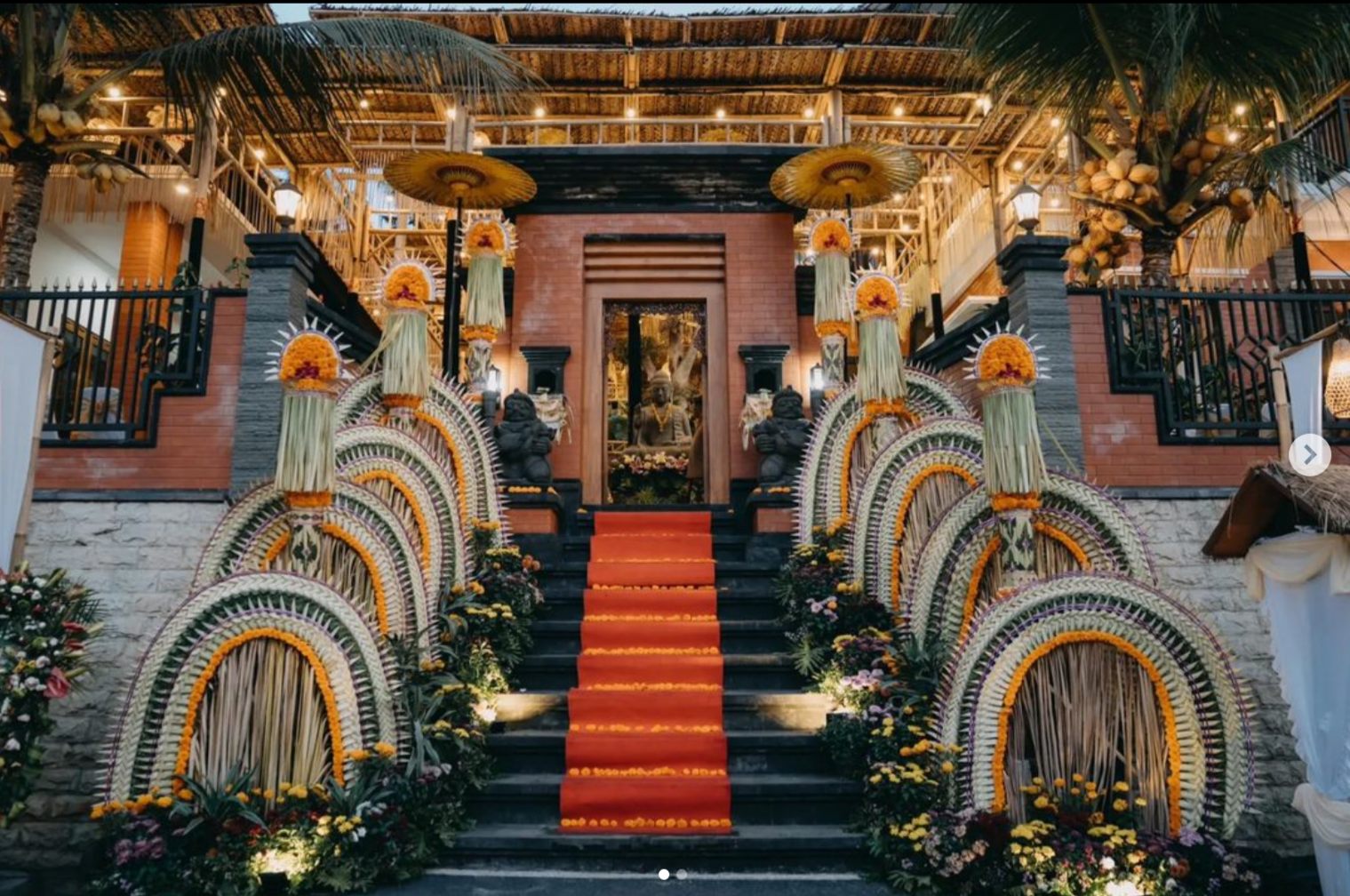 Gambar Plengkuran Bali pada acara pernikahan